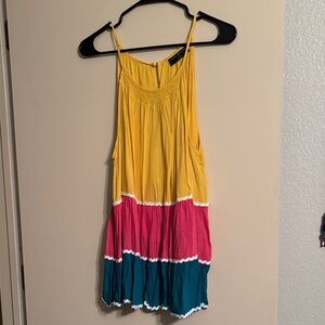 Lane Bryant Colorful Tiered Tank Top